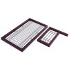 Wood Freestanding Pet Gate, Wood Dog Gate with Adjustable Width 40"-71", Barrier for Stairs Doorways Hallways, Puppy Safety Fence, Brown