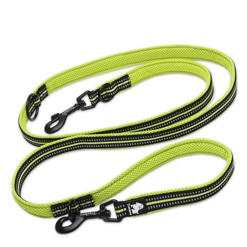 Pet Dog Multi-functional Hand Holding Rope Double-headed Outdoor Chain Crossbody Polyester Reflective